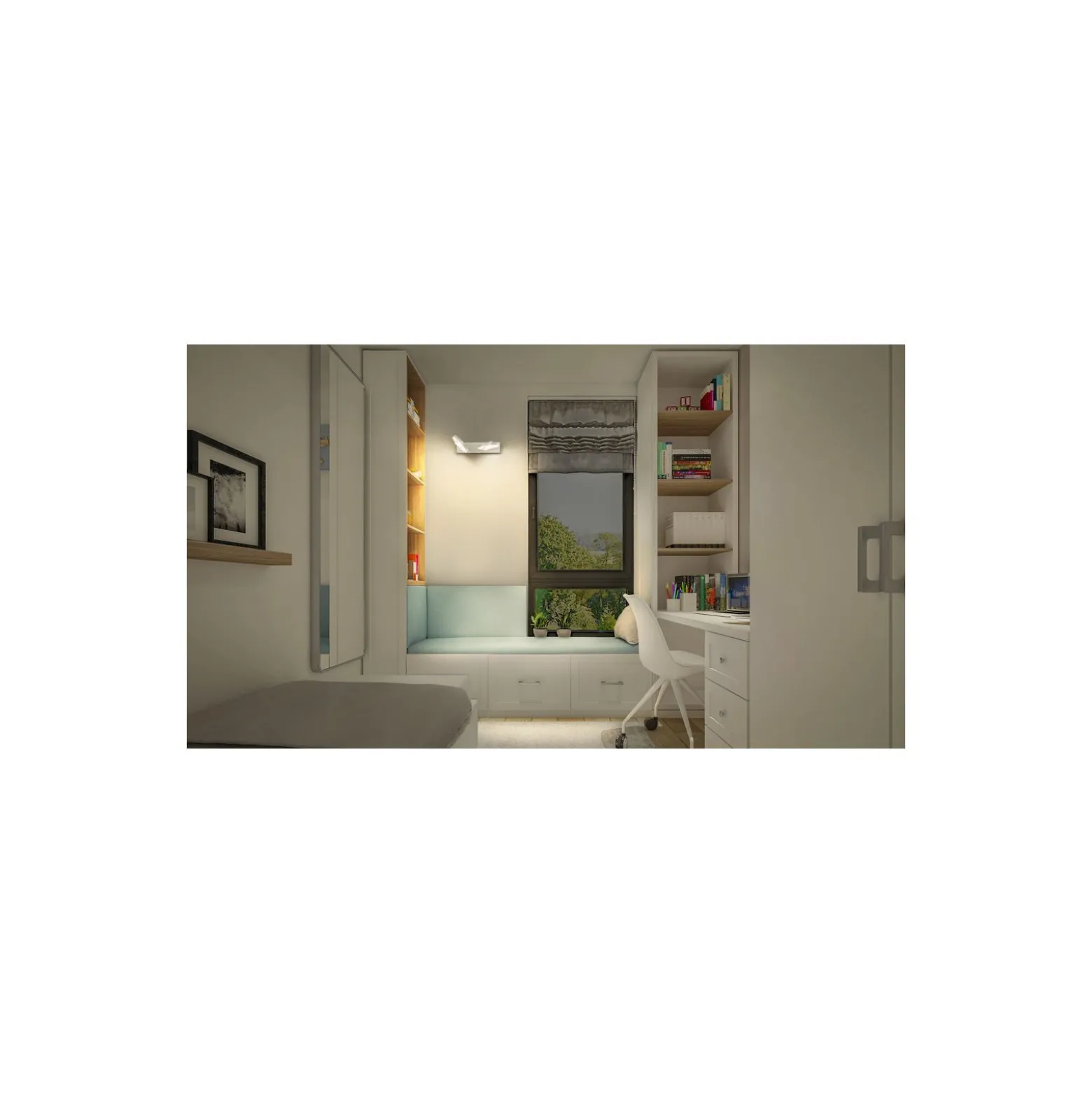Ledvance LED Decor Spot Saturn Plast Vit 21W 610lm - 830-842-865 CCT