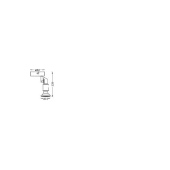 Ledvance LED Decor Spot Stål Vit 3W 230lm - 827 Extra Varm Vit | Dimbar