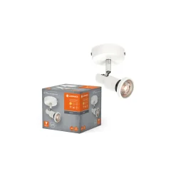 Ledvance LED Decor Spot Stål Vit 3W 230lm - 827 Extra Varm Vit | Dimbar
