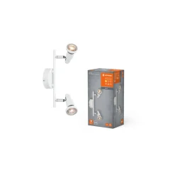 Ledvance LED Decor Spot Stål Vit 6W 460lm - 827 Extra Varm Vit | Dimbar