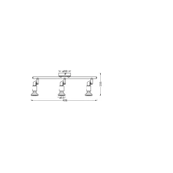 Ledvance LED Decor Spot Stål Vit 10W 690lm - 827 Extra Varm Vit | Dimbar