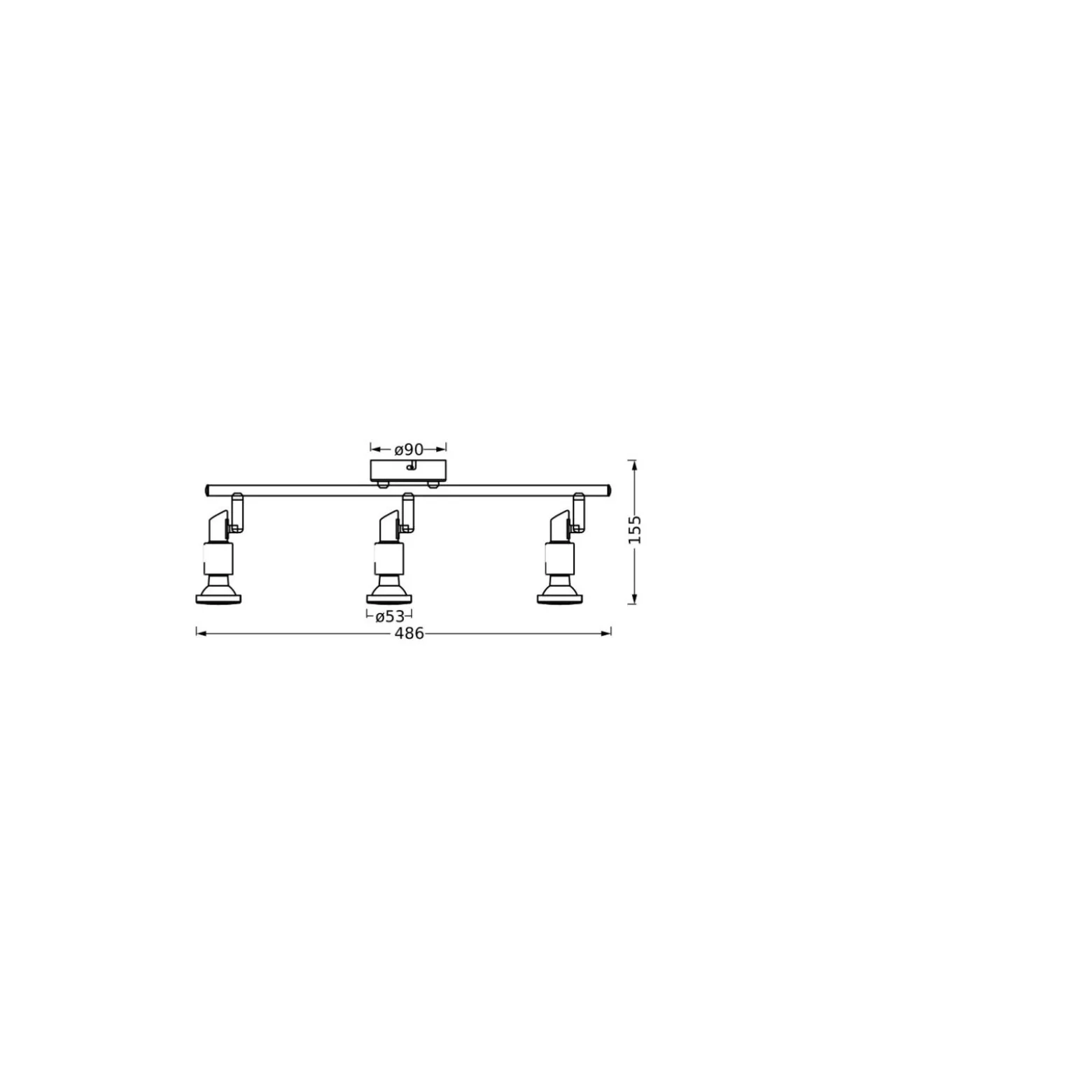 Ledvance LED Decor Spot Stål Vit 10W 690lm - 827 Extra Varm Vit | Dimbar