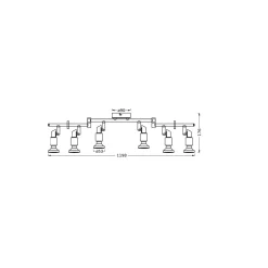 Ledvance LED Decor Spot Stål Vit 20W 1380lm - 827 Extra Varm Vit | Dimbar