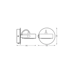 Ledvance LED Decor Spot Venus Svart 5W 210lm - 830 Varm Vit