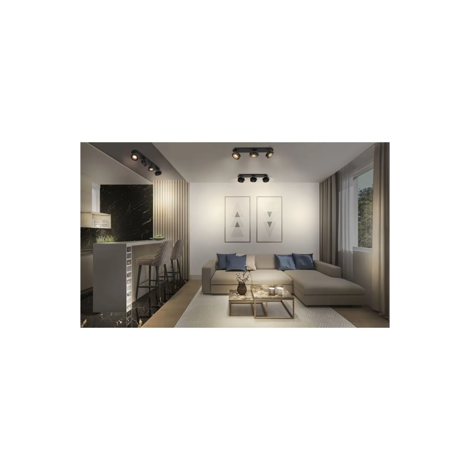 Ledvance LED Decor Spot Venus Svart 16W 650lm - 830 Varm Vit