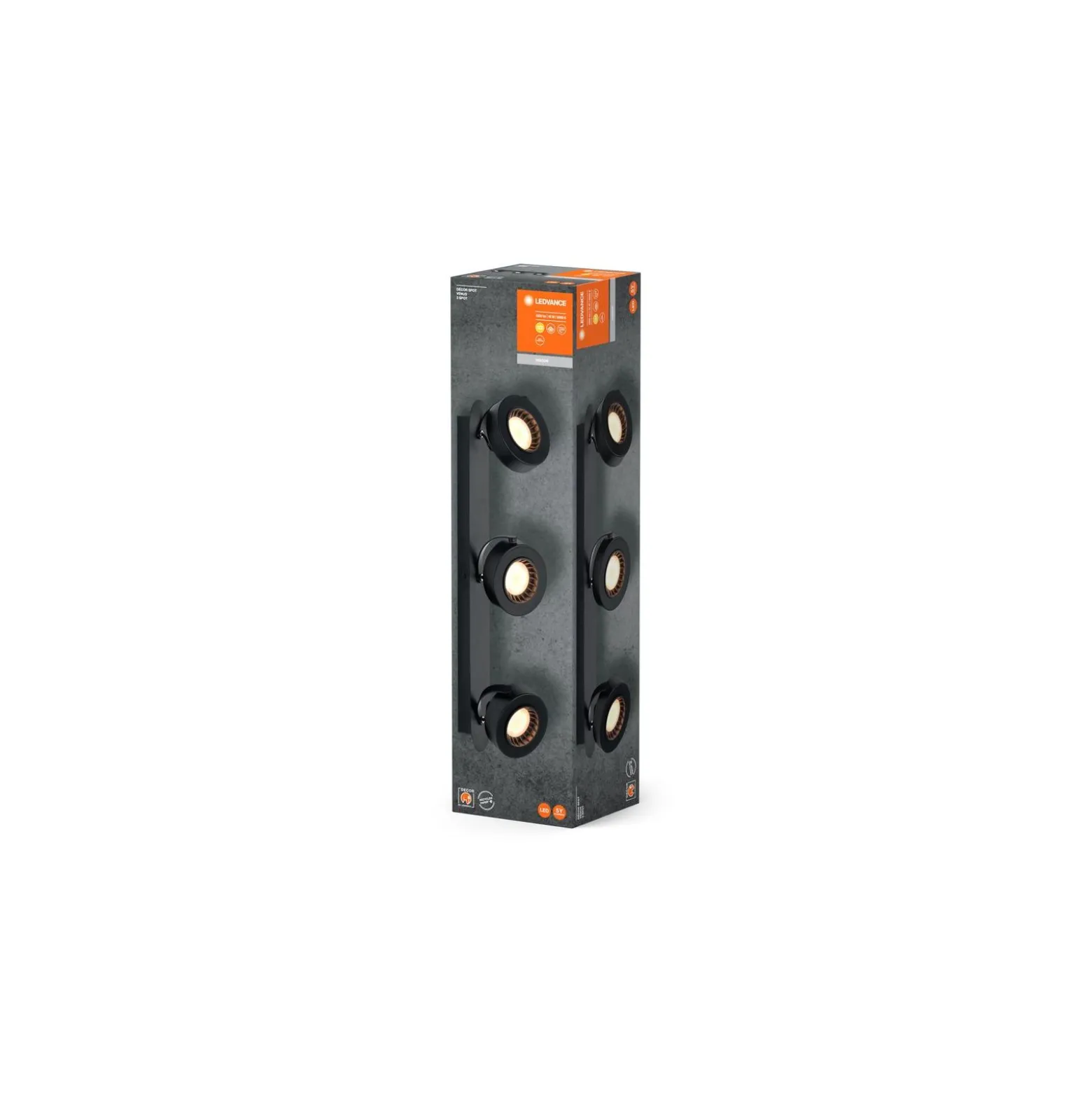 Ledvance LED Decor Spot Venus Svart 16W 650lm - 830 Varm Vit
