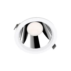 Ledvance LED Downlight Comfort Opal Aluminium 18W/15W/12W 2160lm/1800lm/1440lm 95D - 930-940 CCT | Utskärning 200mm - IP44 - Bästa Färgåtergivning - Dali Dimbar