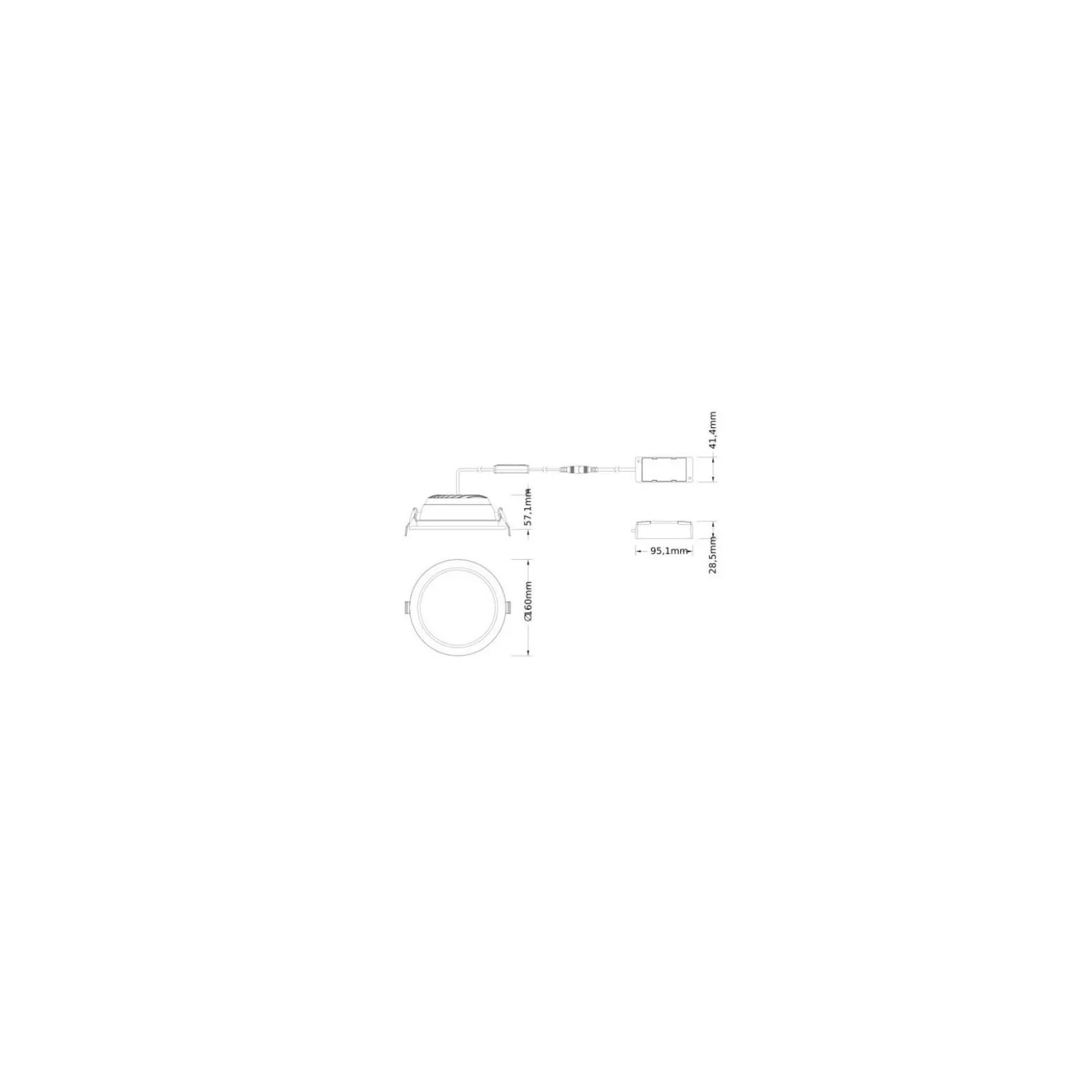 Ledvance LED Downlight Comfort Opal Vit 18W/15W/12W 2160lm/1800lm/1440lm 95D - 930-940 CCT | Utskärning 150mm - IP44 - Bästa Färgåtergivning