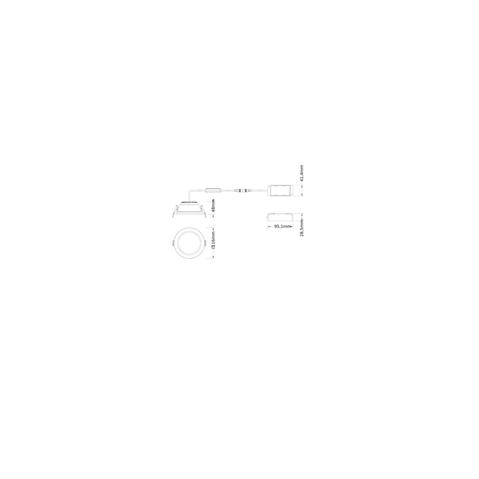 Ledvance LED Downlight Comfort Opal Vit 13W/10W/7W 1430lm/1100lm/770lm 95D - 930-940 CCT | Utskärning 100mm - IP44 - Bästa Färgåtergivning