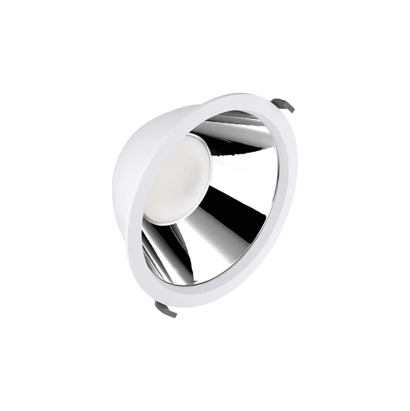 Ledvance LED Downlight Comfort High Efficiency D Aluminium Vit 36W 4860lm 55D - 830 Varm Vit | 265mm - Utskärning 250mm - Dali Dimbar