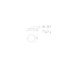 Ledvance LED Downlight Comfort Opal Vit 30W/25W/20W 3600lm/3000lm/2400lm 100D - 930-940 CCT | Utskärning 200mm - IP44 - Bästa Färgåtergivning - Dali Dimbar