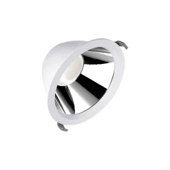 Ledvance LED Downlight Comfort High Efficiency D Aluminium Vit 25W 3250lm 55D - 830 Varm Vit | 215mm - Utskärning 200mm - Dali Dimbar