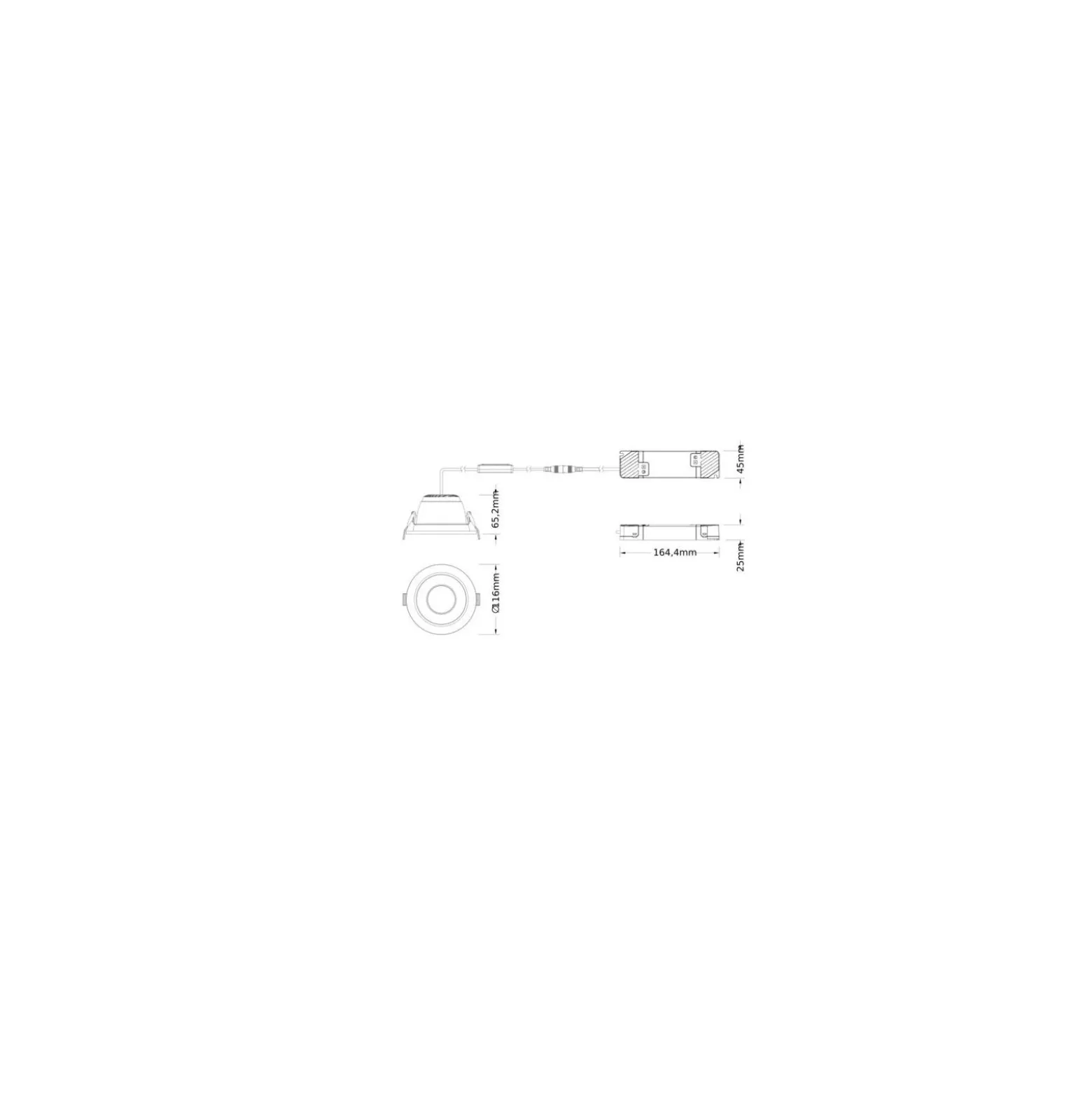 Ledvance LED Downlight Comfort UGR19 Aluminium 13W/10W/7W 1430lm/1100lm/770lm 95D - 930-940 CCT | Utskärning 100mm - IP44 - Bästa Färgåtergivning - Dali Dimbar