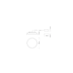 Ledvance LED Downlight Comfort Opal Vit 42W/36W/30W 5000lm/4200lm/3600lm 100D - 930-940 CCT |Utskärning 250mm - IP44 - Bästa Färgåtergivning
