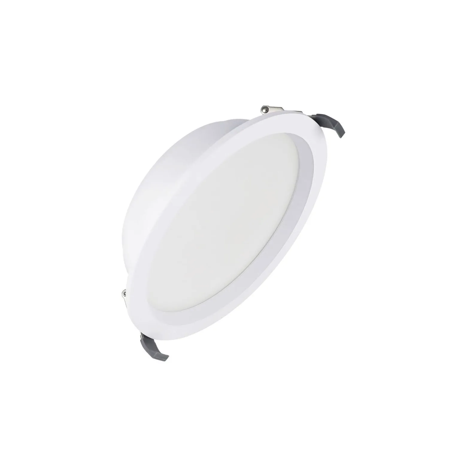 Ledvance LED Downlight Comfort High Efficiency O Aluminium Vit 25W 3625lm 100D - 830 Varm Vit | 215mm - Utskärning 200mm