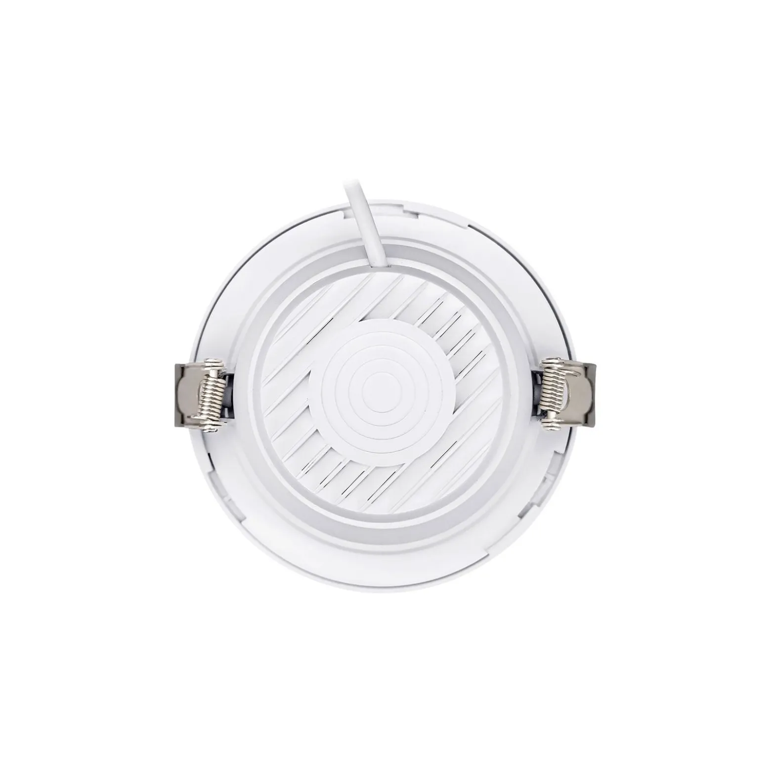 Ledvance LED Downlight Comfort Opal Aluminium Vit 13W 1430lm 180D - 930-940 CCT | 116mm - Utskärning 100mm - IP44 - Bästa Färgåtergivning - Zigbee Dimbar