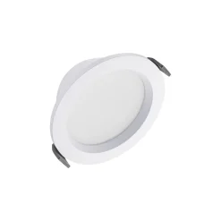 Ledvance LED Downlight Comfort Opal Aluminium Vit 13W 1430lm 180D - 930-940 CCT | 116mm - Utskärning 100mm - IP44 - Bästa Färgåtergivning - Zigbee Dimbar