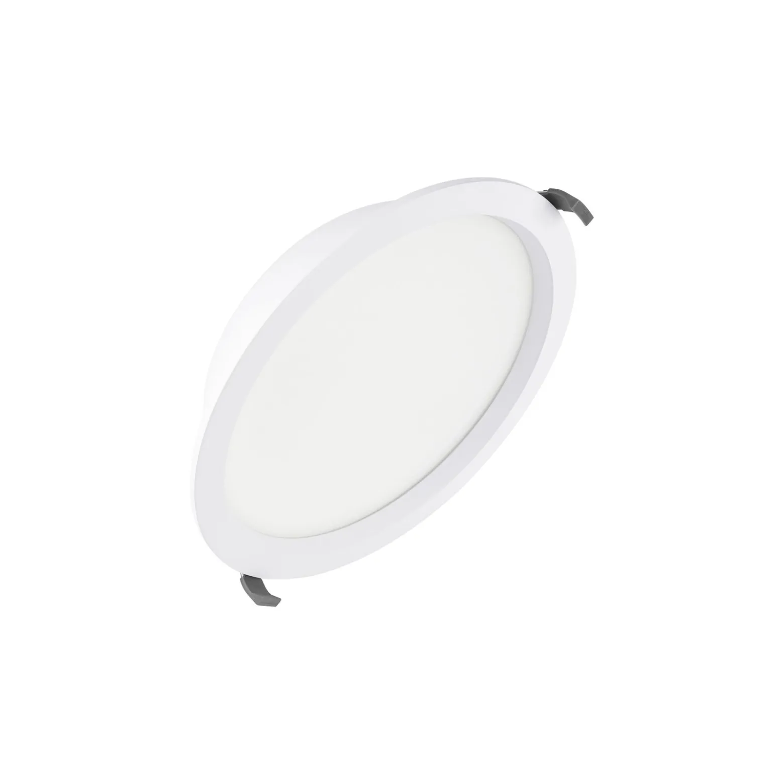 Ledvance LED Downlight Comfort Opal Aluminium Vit 42W 5000lm 180D - 930-940 CCT | 265mm - Utskärning 250mm - IP44 - Bästa Färgåtergivning - Zigbee Dimbar