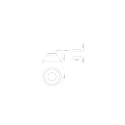 Ledvance LED Downlight Comfort UGR19 Aluminium 42W/36W/30W 5000lm/4200lm/3600lm 100D - 930-940 CCT | Utskärning 250mm - IP44 - Bästa Färgåtergivning