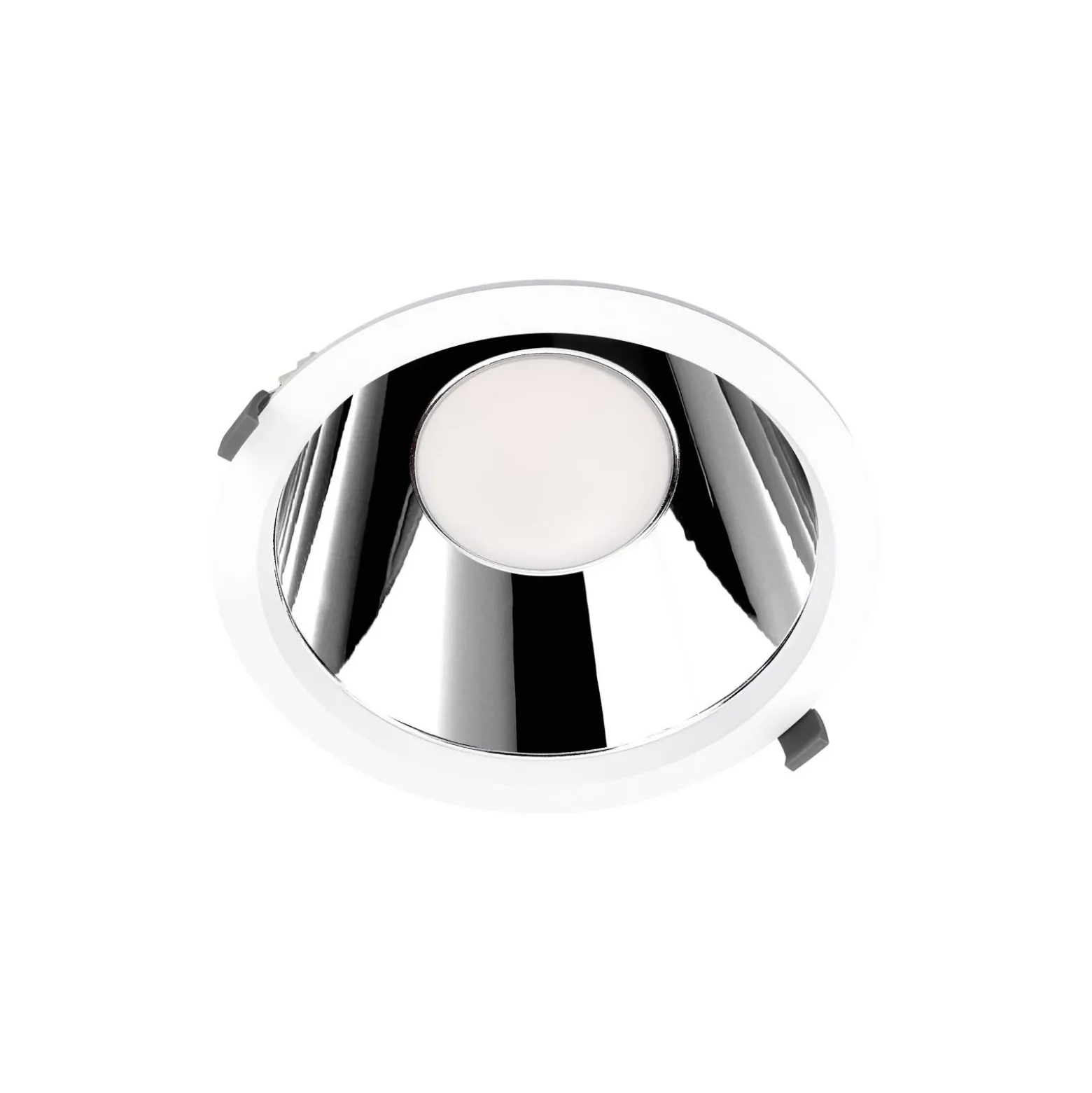 Ledvance LED Downlight Comfort UGR19 Aluminium 42W/36W/30W 5000lm/4200lm/3600lm 100D - 930-940 CCT | Utskärning 250mm - IP44 - Bästa Färgåtergivning