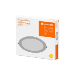 Ledvance LED Downlight Slim Runda DN210 18W 1530lm 120D - 830 Varm Vit | 225mm