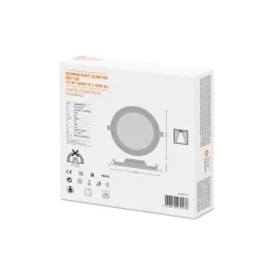 Ledvance LED Downlight Slim Runda DN155 12W 1020lm 120D - 865 Dagsljus | 169mm