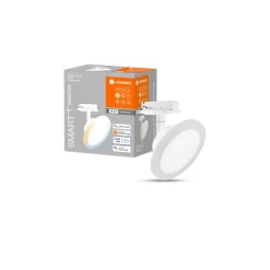 Ledvance LED 1-Fas Skenspot Cirkel Vit 6W 450lm - 830-865 Justerbar Vit