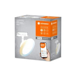 Ledvance LED 1-Fas Skenspot Cirkel Vit 6W 450lm - 830-865 Justerbar Vit