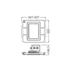 Ledvance LED Gatubelysning Urban Villa Retrofit 40W 5200lm 140D - 730 Varm Vit | IP66 - Dali Dimbar - Symmetrisk
