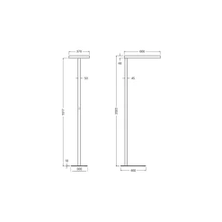 Ledvance LED Golvlampa Comfort Head Vit 114W 20000lm - 840 Kallvit|Dali Dimbar