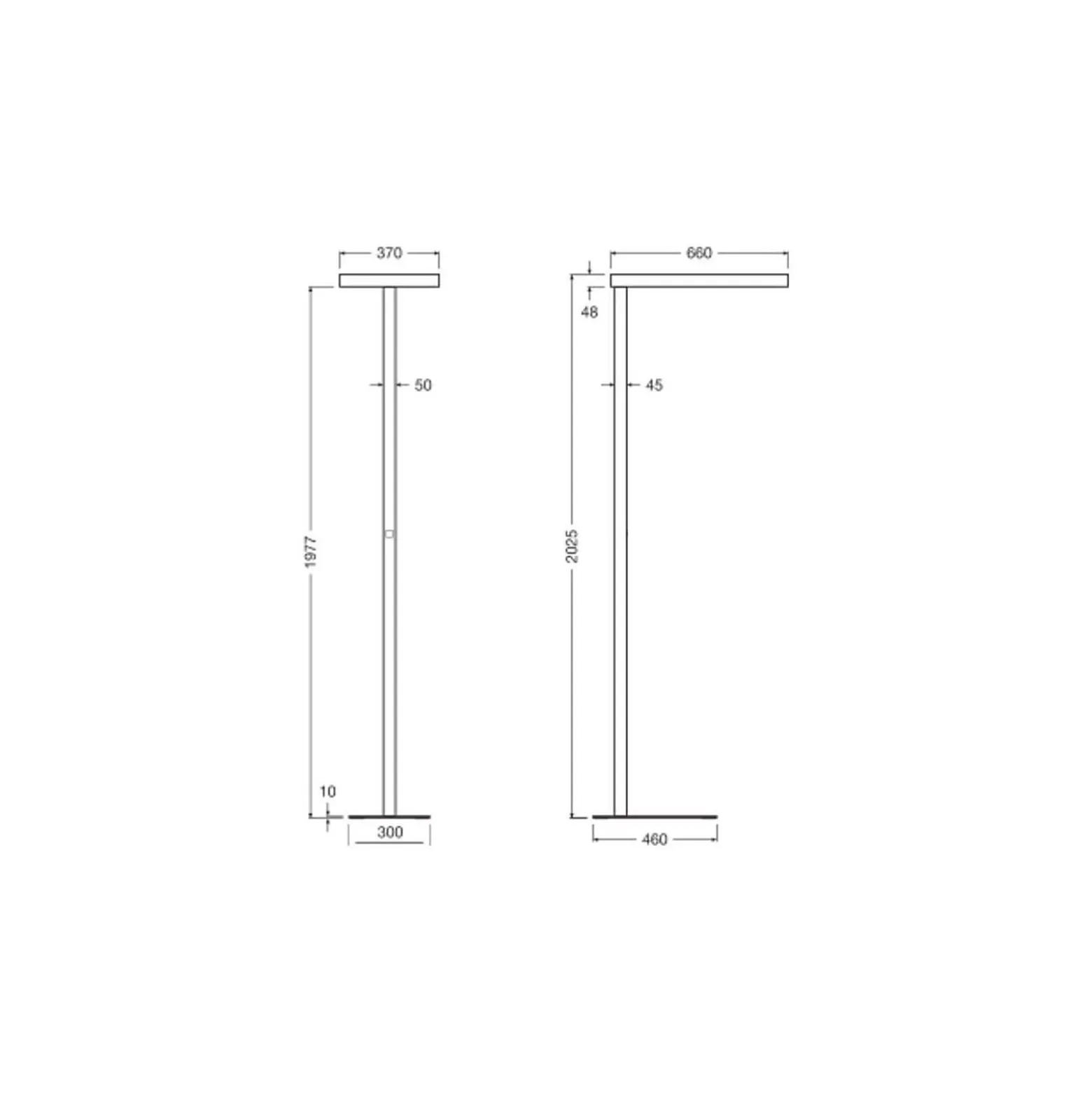Ledvance LED Golvlampa Comfort Head Vit 114W 20000lm - 840 Kallvit|Dali Dimbar