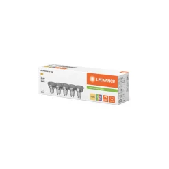 Ledvance LED GU10 PAR16 Performance 3.7W 350lm 36D - 930 Varm Vit | Bästa Färgåtergivning - Dimbar - Ersättare 50W