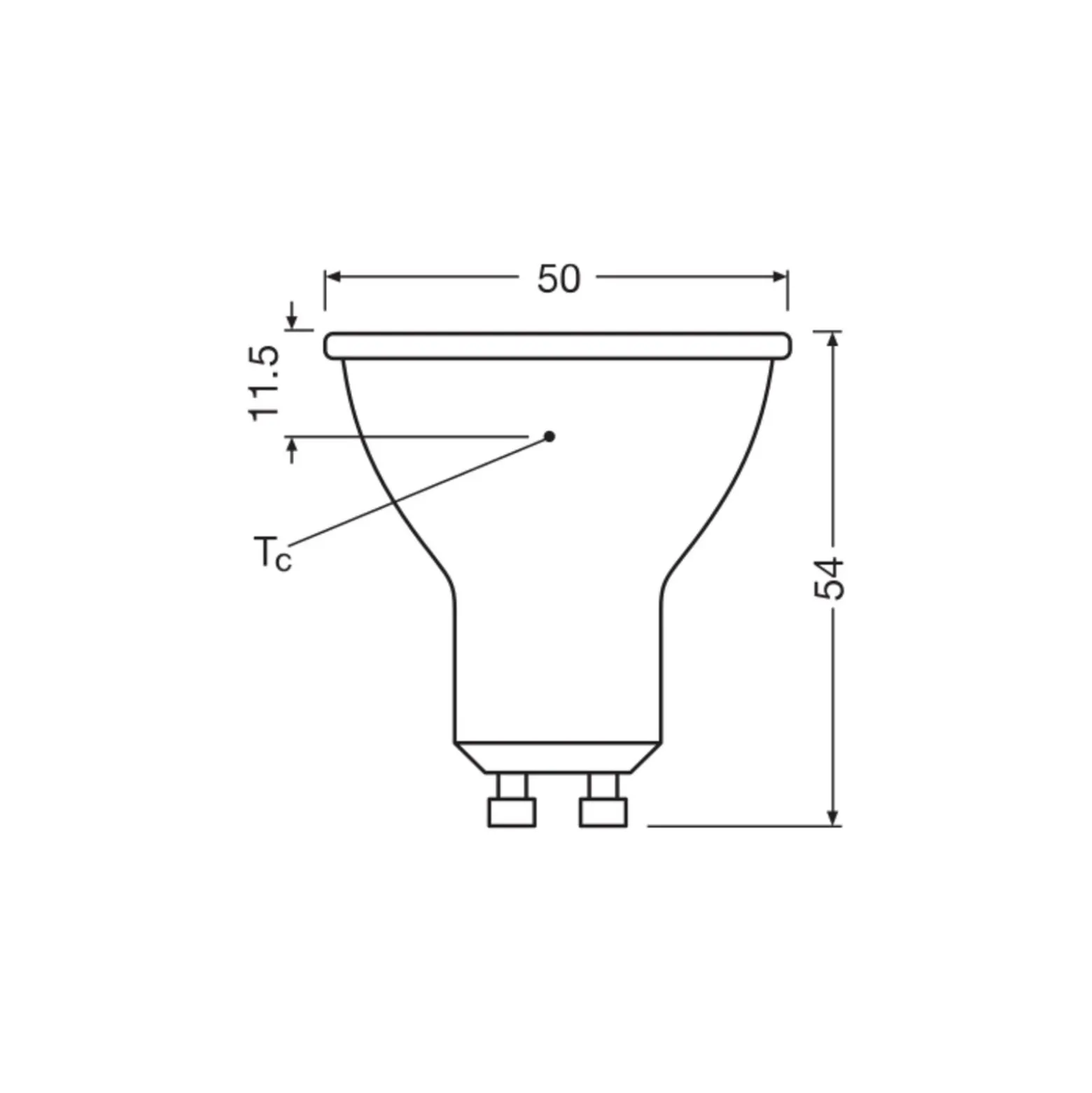 Ledvance LED GU10 PAR16 Performance 3.7W 350lm 36D - 930 Varm Vit | Bästa Färgåtergivning - Dimbar - Ersättare 50W