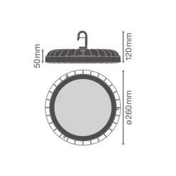 Ledvance LED Highbay Compact Value 166W 20000lm 110D - 865 Dagsljus | IP65