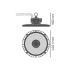 Ledvance LED Highbay Gen 5 Aluminium Svart 200W 35000lm 70D - 840 Kallvit | IP66 - 1-10V Dimbar
