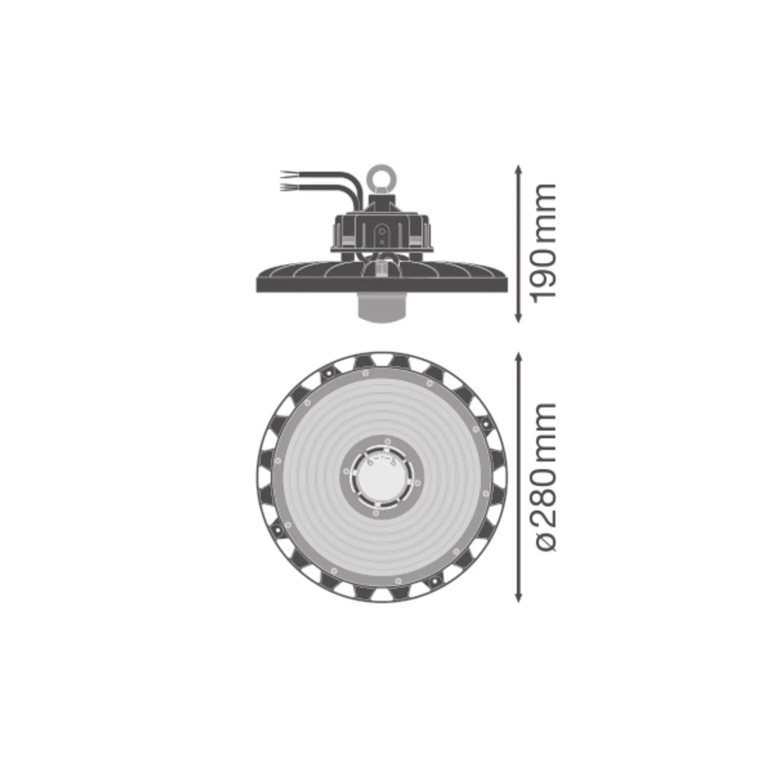 Ledvance LED Highbay Sensor Gen4 87W 13000lm 110D - 840 Kallvit | IP65 - Rörelse- och ljussensor