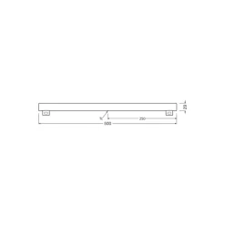 Ledvance Ledinestra BASE LED Tube 6W 640lm - 827 Extra Varm Vit | 50cm - Ersättare 40W