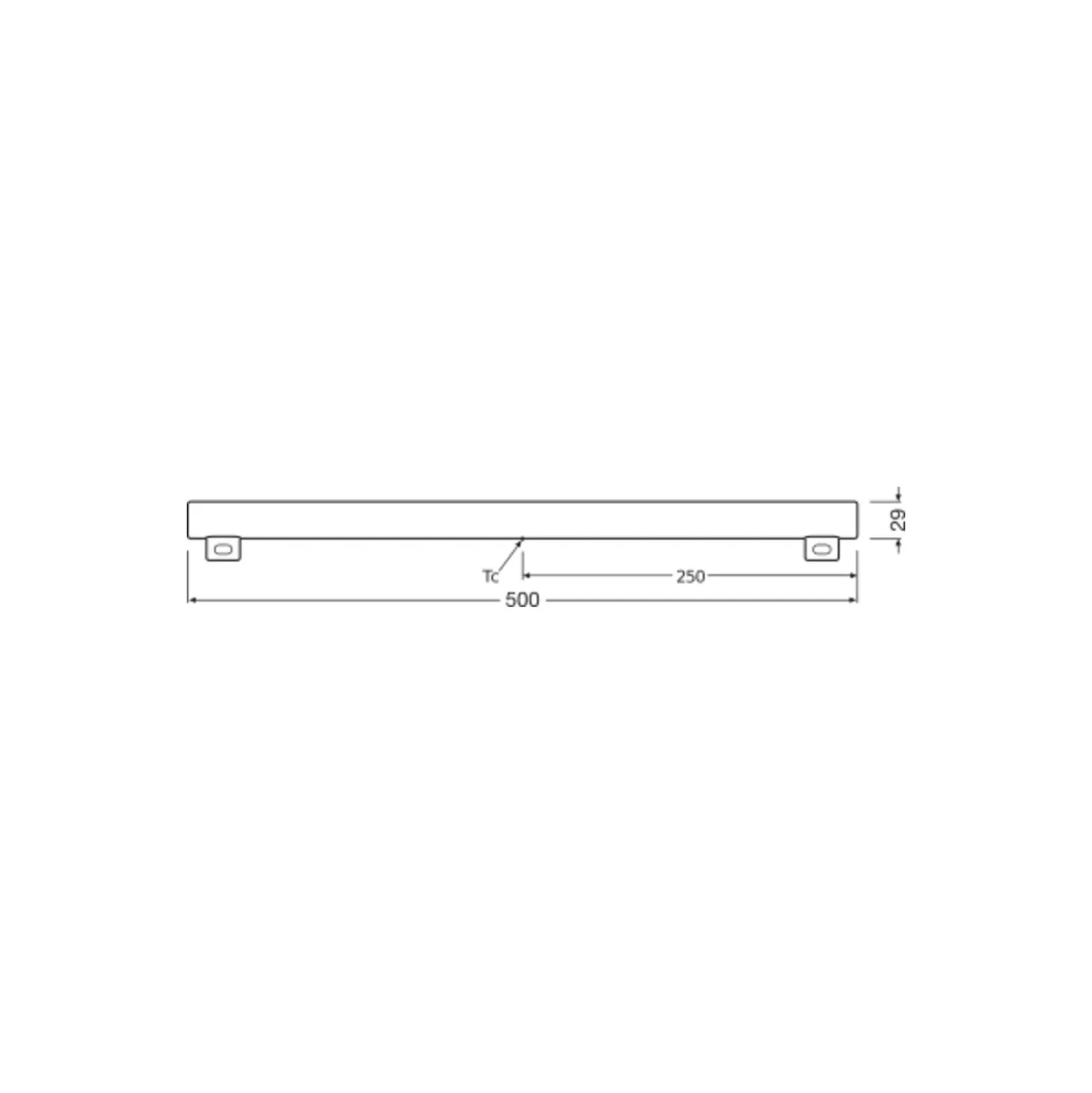 Ledvance Ledinestra BASE LED Tube 6W 640lm - 827 Extra Varm Vit | 50cm - Ersättare 40W