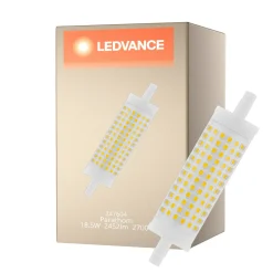 Ledvance LED Line R7s 118mm 18.5W 2452lm - 827 Extra Varm Vit | Dimbar - Ersättare 150W