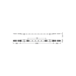 Ledvance LED-ljusslingor Performance 1000 98W 6335lm 24v - 827 Extra Varm Vit | 5M/12mm