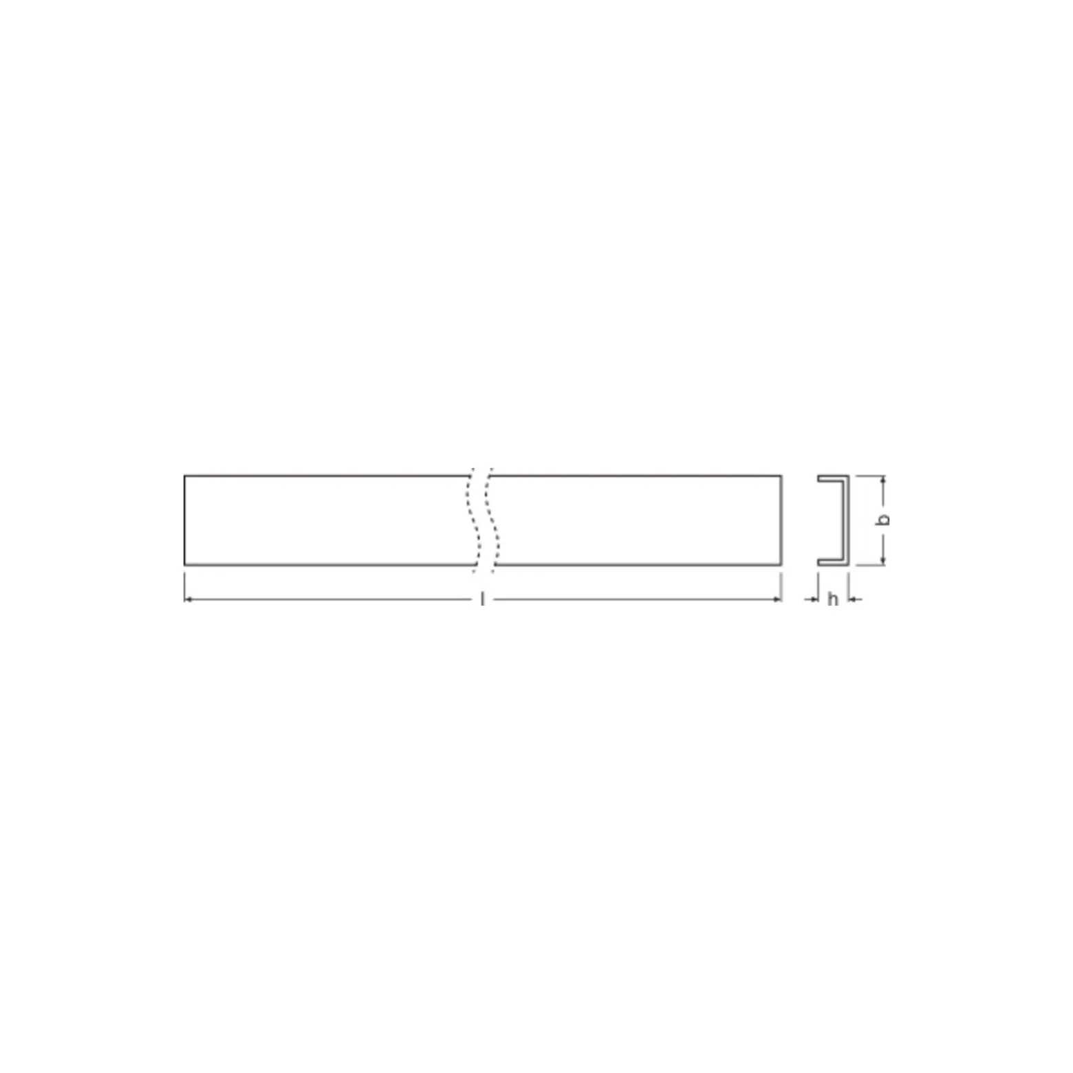 Ledvance LED-ljusslingor Profil Lock Runda Shape 100CM | Klar