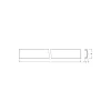 Ledvance LED-ljusslingor Profil Lock Edge Shape 100CM | Klar