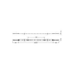 Ledvance LED-ljusslingor Value 1400 60W 6150lm 24v - 830 Varm Vit | 50M/8mm