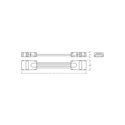 Ledvance LED-ljusslingor Value ljusslingor Connector 4P 5CM