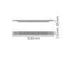 Ledvance LED Lowbay Flex Vit 73W 11315lm 60D - 840 Kallvit | IP66 - Dali Dimbar - Ersättare 250W