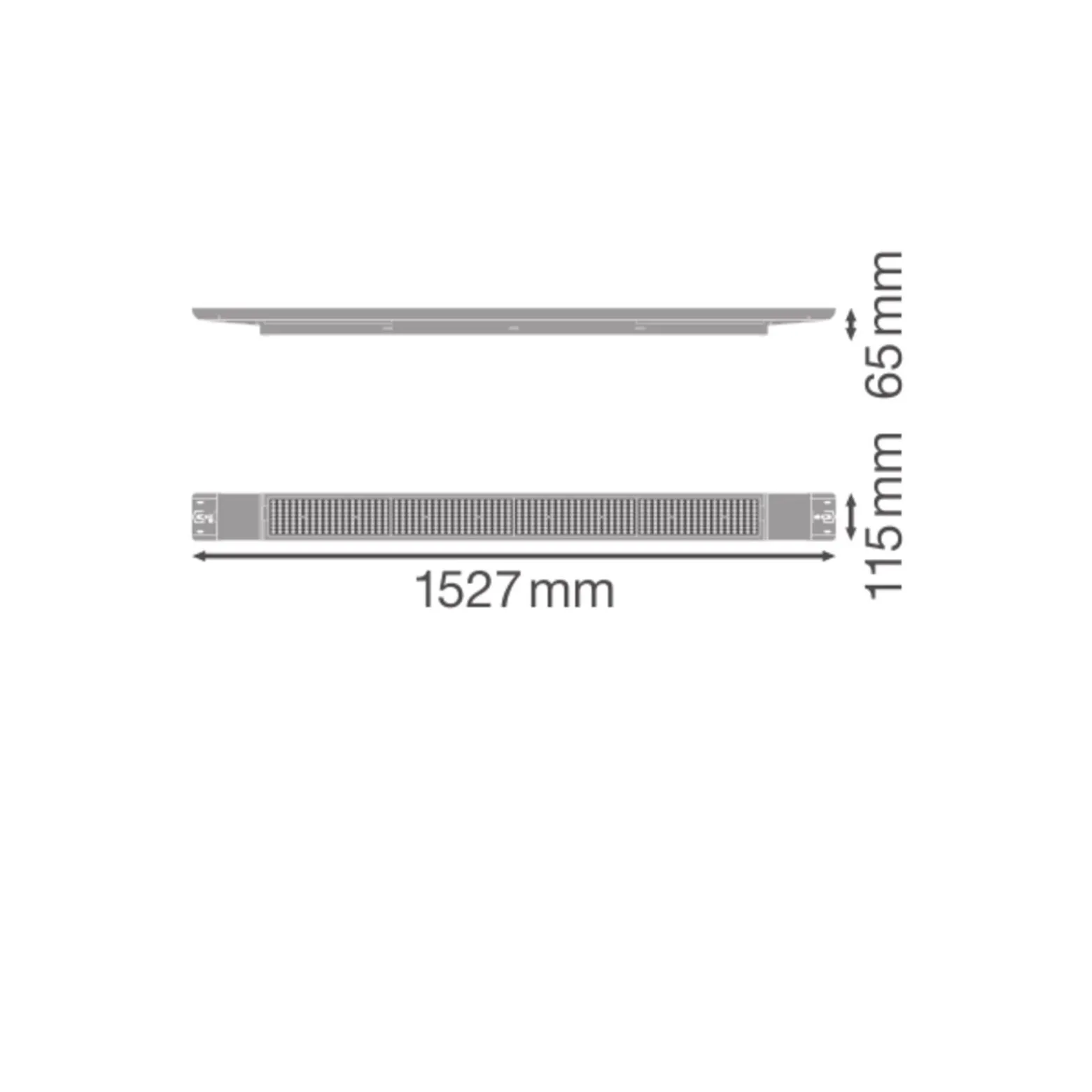 Ledvance LED Lowbay Flex Vit 73W 11680lm 60D - 840 Kallvit | IP66 - Dali Dimbar - Ersättare 250W