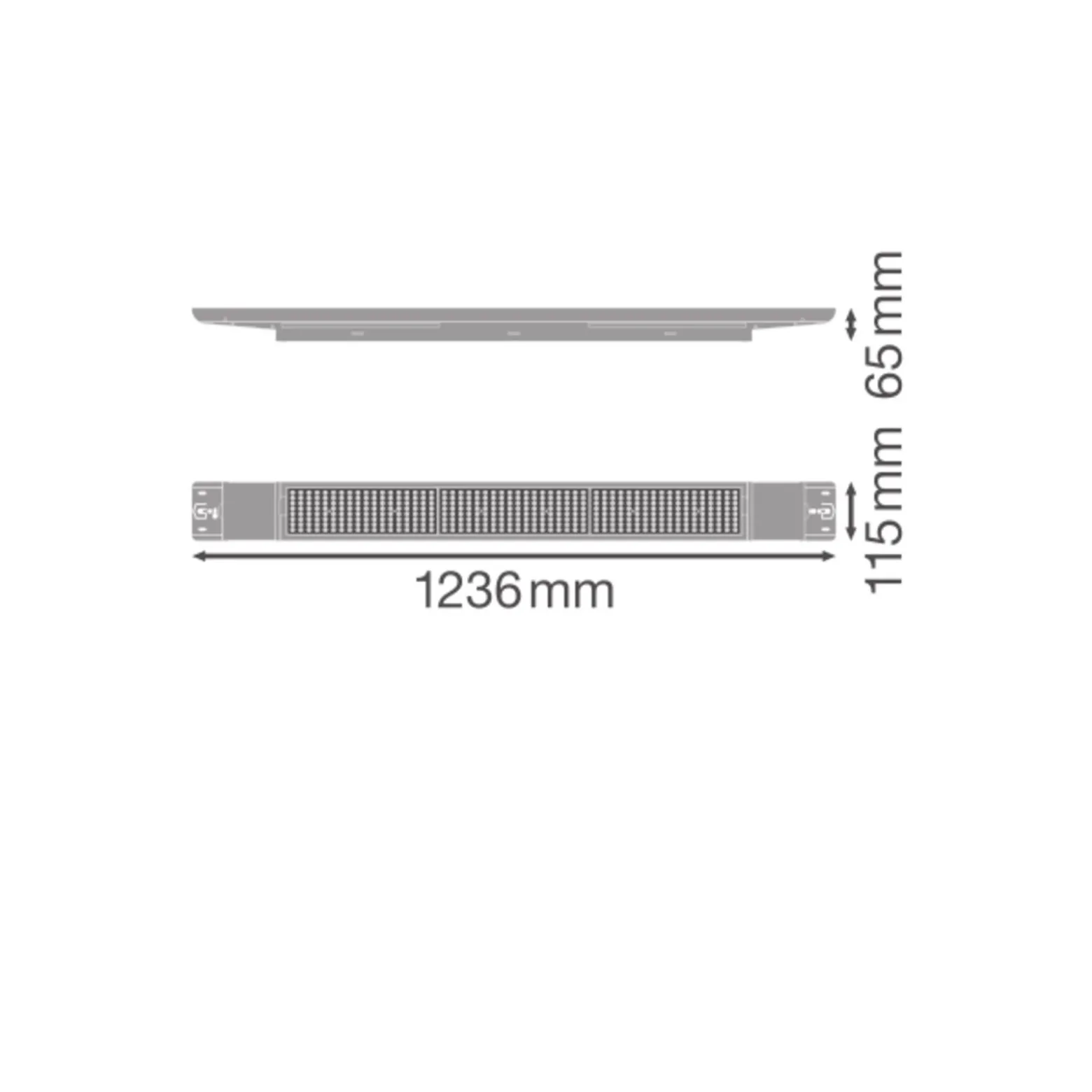 Ledvance LED Lowbay Flex Vit 42W 6510lm 40x90D - 840 Kallvit | IP66 - Ersättare 200W