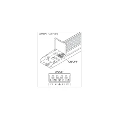 Ledvance LED Lowbay Flex Vit 105W 16800lm - 840 Kallvit | IP66 - Ersättare 250W