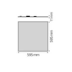 Ledvance LED Panel Biolux HCL 40W 4400lm - 927-965 Justerbar Vit | 60x60cm - UGR <19 - Bästa Färgåtergivning - Zigbee Dimbar