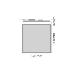Ledvance LED Panel Comfort Gen 2 33W 4320lm - 830 Varm Vit | UGR <19 -Zigbee Dimbar